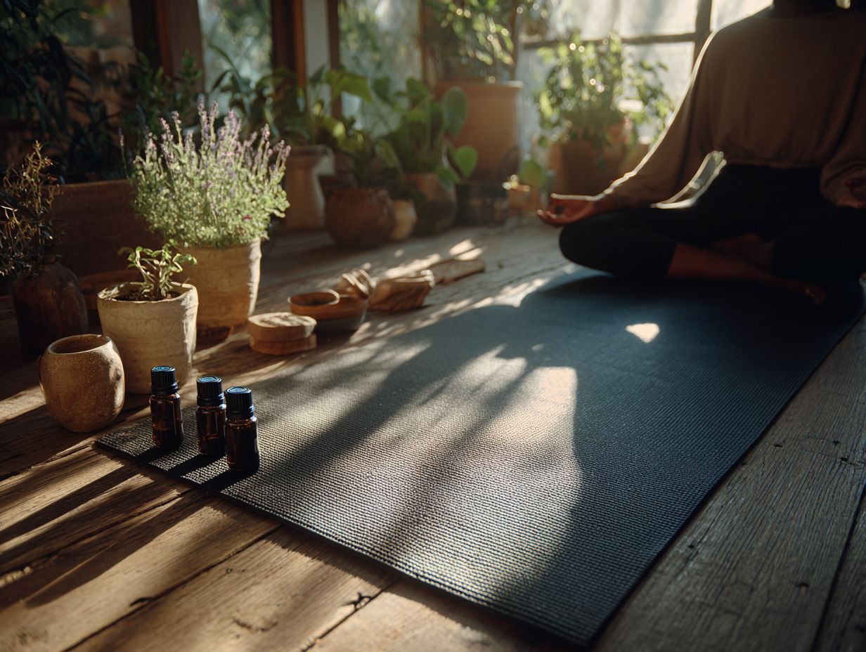 What are some natural remedies and therapeutic practices that can enhance my meditation practice?